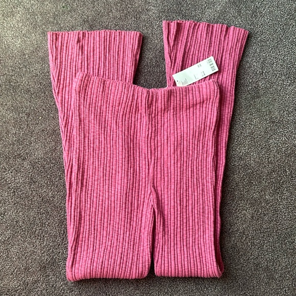 Urban Outfitters Ribbed Flared Sweatpants Size Large - Picture 1 of 9